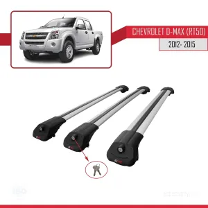 Isuzu / Chevrolet D-Max RT50 2012-2015 ACE-1 Ara Atkı Tavan Barı GRİ 3 ADET BAR - Görsel 4