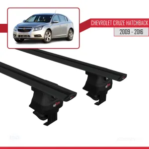Chevrolet Cruze Hatchback 2009-2016 Arası ile uyumlu ACE-4 Ara Atkı Tavan Barı SİYAH - Görsel 4