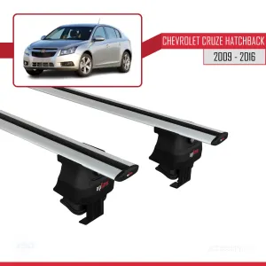 Chevrolet Cruze Hatchback 2009-2016 Arası ile uyumlu ACE-4 Ara Atkı Tavan Barı GRİ - Görsel 2