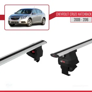 Chevrolet Cruze Hatchback 2009-2016 Arası ile uyumlu ACE-4 Ara Atkı Tavan Barı GRİ - Görsel 3