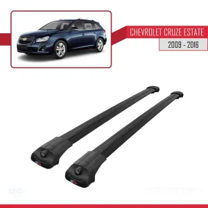 Chevrolet Cruze 2009-2016 Arası ile uyumlu ACE-1 Ara Atkı Tavan Barı SİYAH - Görsel 3