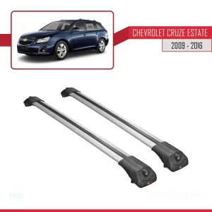 Chevrolet Cruze 2009-2016 Arası ile uyumlu ACE-1 Ara Atkı Tavan Barı GRİ - Görsel 3