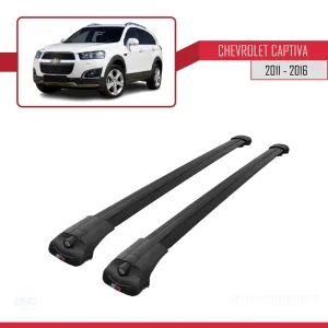 Chevrolet Captiva 2011-2016 Arası ile uyumlu ACE-1 Ara Atkı Tavan Barı SİYAH - Görsel 3