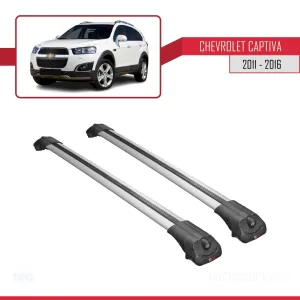 Chevrolet Captiva 2011-2016 Arası ile uyumlu ACE-1 Ara Atkı Tavan Barı GRİ - Görsel 3