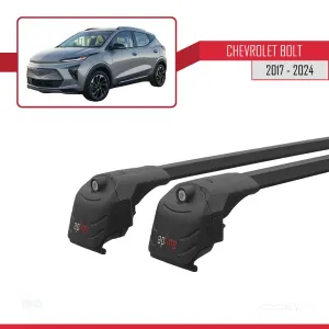 Chevrolet BOLT 2017 ve Sonrası ile uyumlu ACE-2 Ara Atkı Tavan Barı SİYAH thumb 4