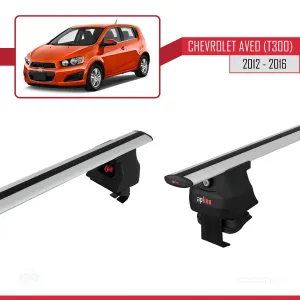 Chevrolet Aveo / Sonic T300 2012-2016 / Hatchback ACE-4 Ara Atkı Tavan Barı GRİ - Görsel 3