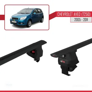 Chevrolet Aveo T250 2005-2011 Hatchback ACE-4 Ara Atkı Tavan Barı SİYAH - Görsel 5