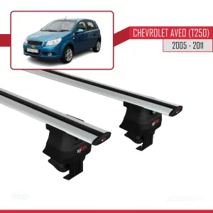 Chevrolet Aveo T250 2005-2011 Hatchback ACE-4 Ara Atkı Tavan Barı GRİ - Görsel 2