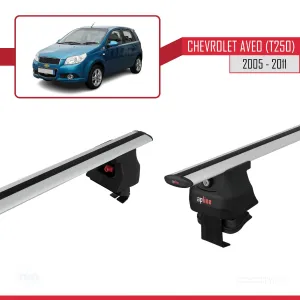 Chevrolet Aveo T250 2005-2011 Hatchback ACE-4 Ara Atkı Tavan Barı GRİ - Görsel 3