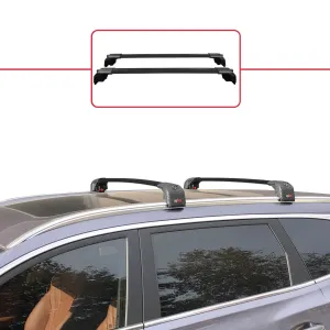 Chery Tiggo 8 Pro 2020 Sonrası ile uyumlu ACE-2 Ara Atkı Tavan Barı SİYAH thumb 2