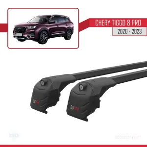 Chery Tiggo 8 Pro 2020 Sonrası ile uyumlu ACE-2 Ara Atkı Tavan Barı SİYAH thumb 4