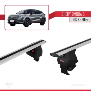 Chery Omoda 5 2023 ve Sonrası ile uyumlu ACE-4 Ara Atkı Tavan Barı GRİ thumb 3