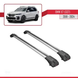 BMW X7 (G07) 2019 ve Sonrası ile uyumlu ACE-1 Ara Atkı Tavan Barı GRİ - Görsel 3