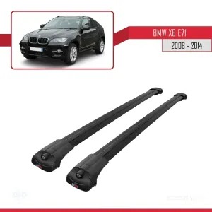 BMW X6 (E71) 2008-2014 Arası ile uyumlu ACE-1 Ara Atkı Tavan Barı SİYAH thumb 3