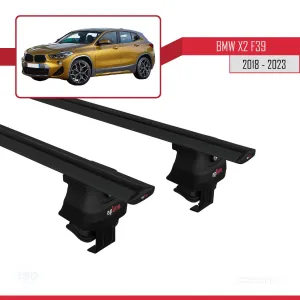 BMW X2 (F39) 2018 ve Sonrası ile uyumlu ACE-4 Ara Atkı Tavan Barı SİYAH thumb 4