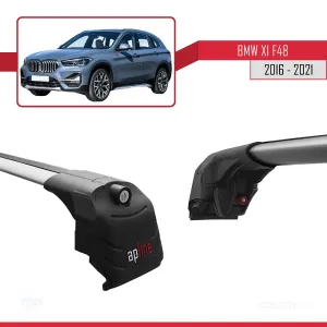 BMW X1 F48 2016-2022 Arası ile uyumlu ACE-2 Ara Atkı Tavan Barı GRİ thumb 4