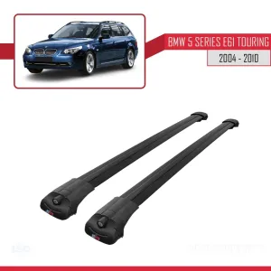 BMW 5 Serisi (E61) TOURING 2004-2010 Arası ile uyumlu ACE-1 Ara Atkı Tavan Barı SİYAH - Görsel 3