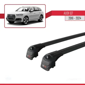 Audi Q7 (4M) 2016 ve Sonrası ile uyumlu ACE-2 Ara Atkı Tavan Barı SİYAH - Görsel 4