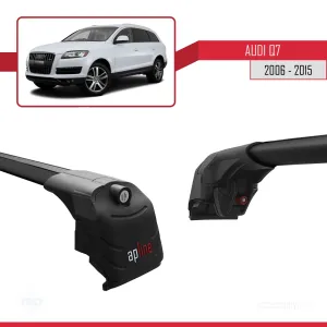 Audi Q7 (4L) 2006-2015 Arası ile uyumlu ACE-2 Ara Atkı Tavan Barı SİYAH - Görsel 4
