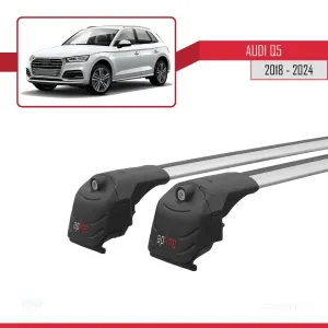Drs Tuning Audi Q5 (FY) 2018 ve Sonrası ile uyumlu ACE-2 Ara Atkı Tavan Barı GRİ - Görsel 4