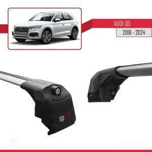 Drs Tuning Audi Q5 (FY) 2018 ve Sonrası ile uyumlu ACE-2 Ara Atkı Tavan Barı GRİ - Görsel 5