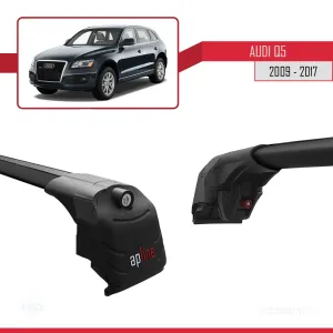 Audi Q5 (8R) 2009-2017 Arası ile uyumlu ACE-2 Ara Atkı Tavan Barı SİYAH thumb 4