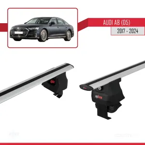 Audi A8 (D5/4N) 2017 ve Sonrası ile uyumlu ACE-4 Ara Atkı Tavan Barı GRİ - Görsel 4