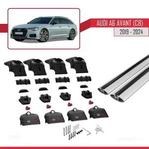 Audi A6 Avant (C8) 2019 ve Sonrası ile uyumlu ACE-2 Ara Atkı Tavan Barı GRİ - Görsel 5
