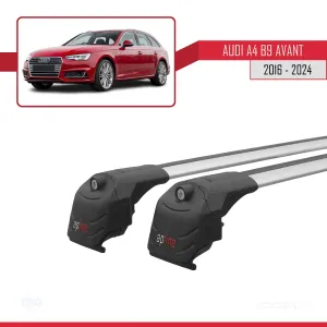Audi A4 (B9) AVANT 2016 ve Sonrası ile uyumlu ACE-2 Ara Atkı Tavan Barı GRİ - Görsel 4