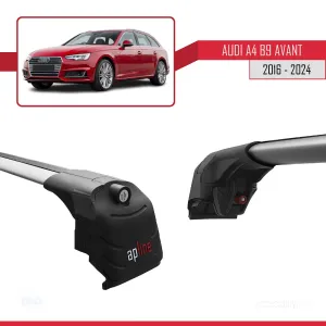 Audi A4 (B9) AVANT 2016 ve Sonrası ile uyumlu ACE-2 Ara Atkı Tavan Barı GRİ - Görsel 5