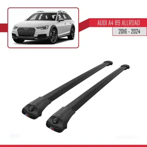 Audi A4 (B9) ALLROAD ESTATE 2016 ve Sonrası ile uyumlu ACE-1 Ara Atkı Tavan Barı SİYAH thumb 3