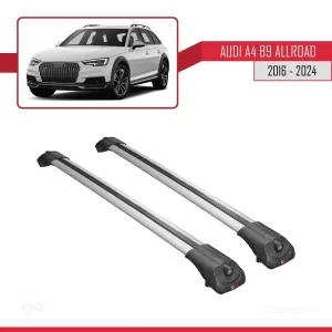 Audi A4 (B9) ALLROAD ESTATE 2016 ve Sonrası ile uyumlu ACE-1 Ara Atkı Tavan Barı GRİ thumb 3