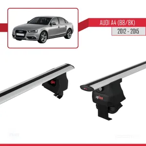 Audi A4 (B8/8K) 2012-2015 Arası ile uyumlu ACE-4 Ara Atkı Tavan Barı GRİ thumb 3