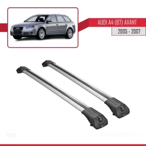 Audi A4 2005-2007 (B7) Avant Arası ile uyumlu ACE-1 Ara Atkı Tavan Barı GRİ - Görsel 3