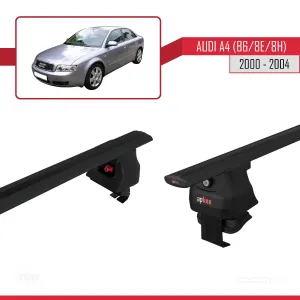 Audi A4 (B6/8E/8H) 2000-2004 Arası ile uyumlu ACE-4 Ara Atkı Tavan Barı SİYAH thumb 5