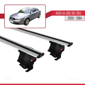 Audi A4 (B6/8E/8H) 2000-2004 Arası ile uyumlu ACE-4 Ara Atkı Tavan Barı GRİ thumb 4