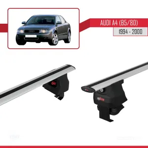 Audi A4 (B5/8D) 1994-2000 Arası ile uyumlu ACE-4 Ara Atkı Tavan Barı GRİ - Görsel 3