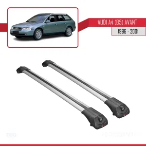 Audi A4 (B5) Avant 1996-2001 Arası ile uyumlu ACE-1 Ara Atkı Tavan Barı GRİ - Görsel 3