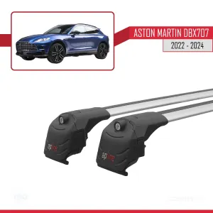 Aston Martin DBX707 2022 ve Sonrası ile uyumlu ACE-2 Ara Atkı Tavan Barı GRİ thumb 4