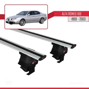 Alfa Romeo 166 1998-2003 Arası ile uyumlu ACE-4 Ara Atkı Tavan Barı GRİ thumb 4