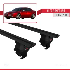 Alfa Romeo 159 2005-2013 Arası ile uyumlu ACE-4 Ara Atkı Tavan Barı SİYAH thumb 4