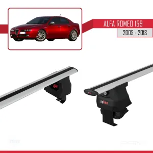 Alfa Romeo 159 2005-2013 Arası ile uyumlu ACE-4 Ara Atkı Tavan Barı GRİ - Görsel 3