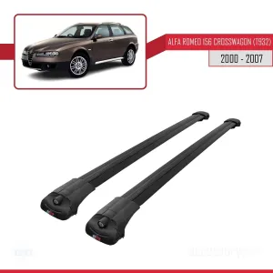 Alfa Romeo 156 Crosswagon (T932) 2000-2007 Arası ile uyumlu ACE-1 Ara Atkı Tavan Barı SİYAH thumb 3