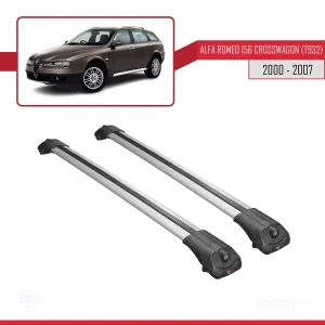 Alfa Romeo 156 Crosswagon (T932) 2000-2007 Arası ile uyumlu ACE-1 Ara Atkı Tavan Barı GRİ thumb 3