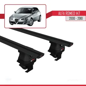 Alfa Romeo 147 2000-2010 Arası ile uyumlu ACE-4 Ara Atkı Tavan Barı SİYAH - Görsel 4