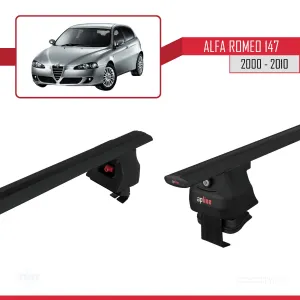 Alfa Romeo 147 2000-2010 Arası ile uyumlu ACE-4 Ara Atkı Tavan Barı SİYAH - Görsel 5