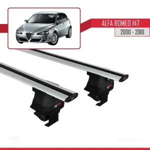 Alfa Romeo 147 2000-2010 Arası ile uyumlu ACE-4 Ara Atkı Tavan Barı GRİ - Görsel 2