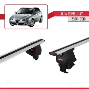 Alfa Romeo 147 2000-2010 Arası ile uyumlu ACE-4 Ara Atkı Tavan Barı GRİ - Görsel 3