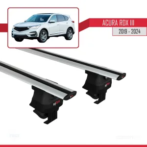 Acura RDX III (TC1/TC2) 2019 ve Sonrası ile uyumlu ACE-4 Ara Atkı Tavan Barı GRİ - Görsel 3