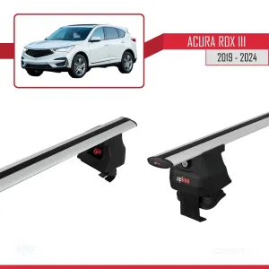 Acura RDX III (TC1/TC2) 2019 ve Sonrası ile uyumlu ACE-4 Ara Atkı Tavan Barı GRİ - Görsel 4